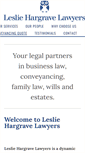 Mobile Screenshot of lesliehargravelawyers.com.au